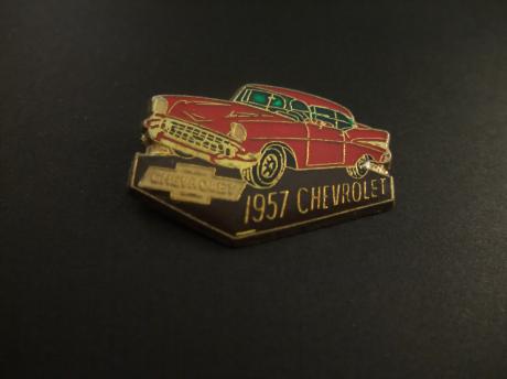 Chevrolet 1957 oldtimer rood